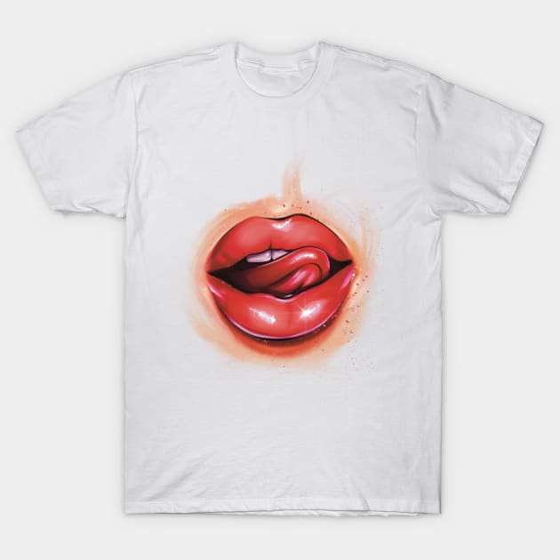 Sweet kiss lips T-Shirt by Kartmari